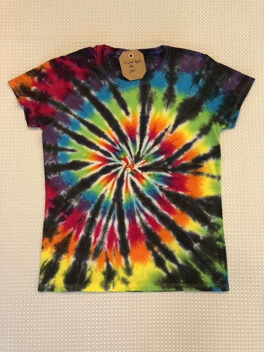 Blackout Rainbow Spiral Women's T shirt (sizes S-2XL)