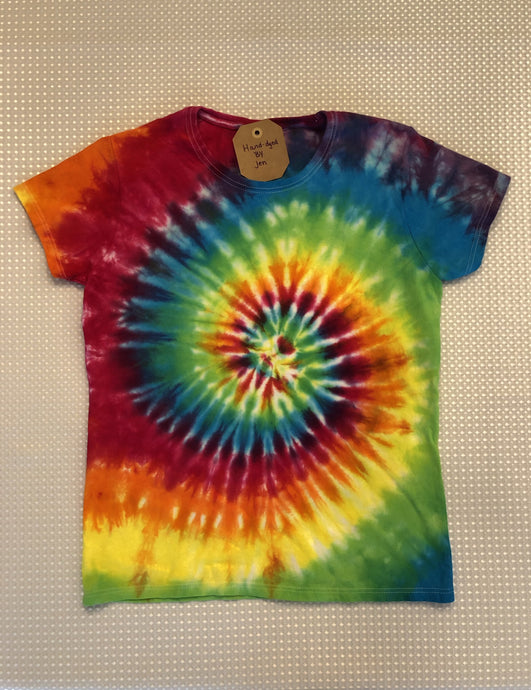 Bright Rainbow Spiral Women's T shirt (sizes S-2XL)